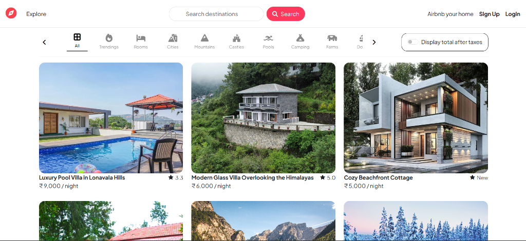 Wanderlust Travel Web Application